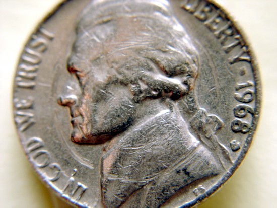 1968-S-Jefferson-Nickel,-Mint-Mark?